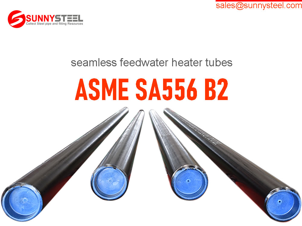 ASME SA556 B2 seamless feedwater heater tubes