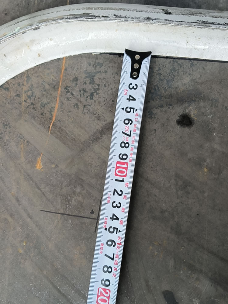 Boiler Erosion Tube Shield Radius measurement