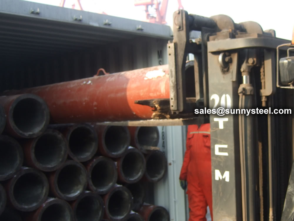 Cast basalt composite heavy calibre pipe