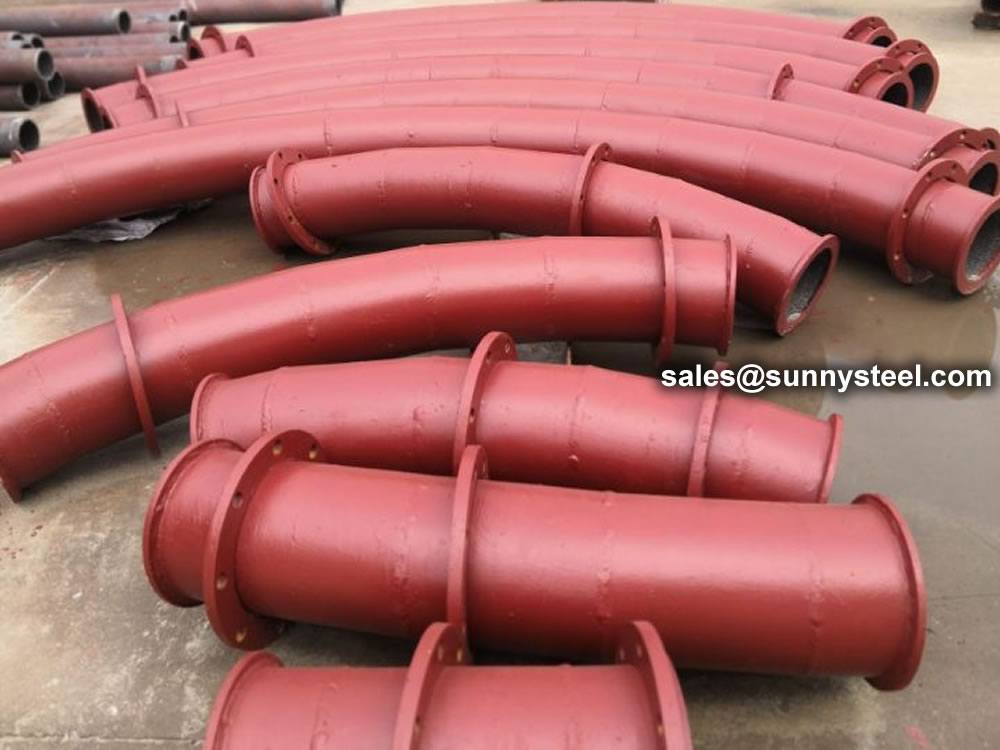 Ceramic low carbon steel pipe