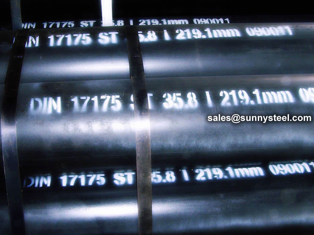 DIN 17175 Seamless steel tubes