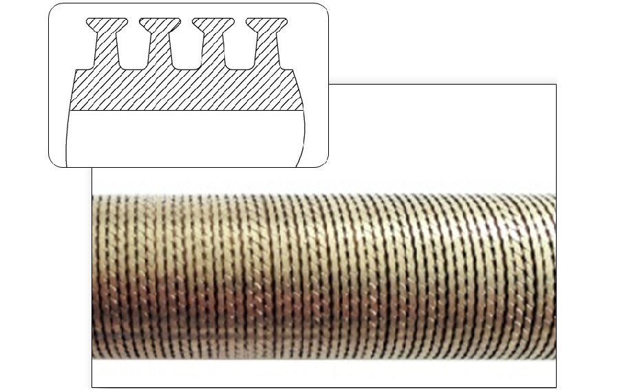 Evaporator Tube 'T-fin'