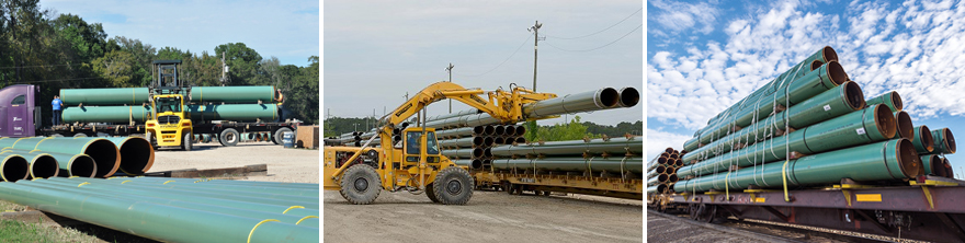 FBE coated pipe packing