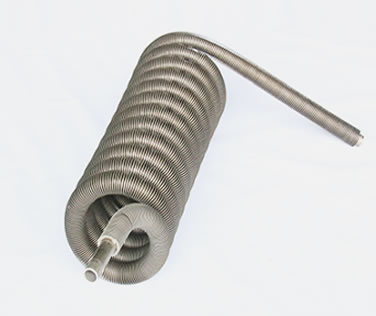 Finned tube coils