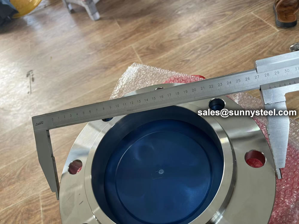 Flange size inspection