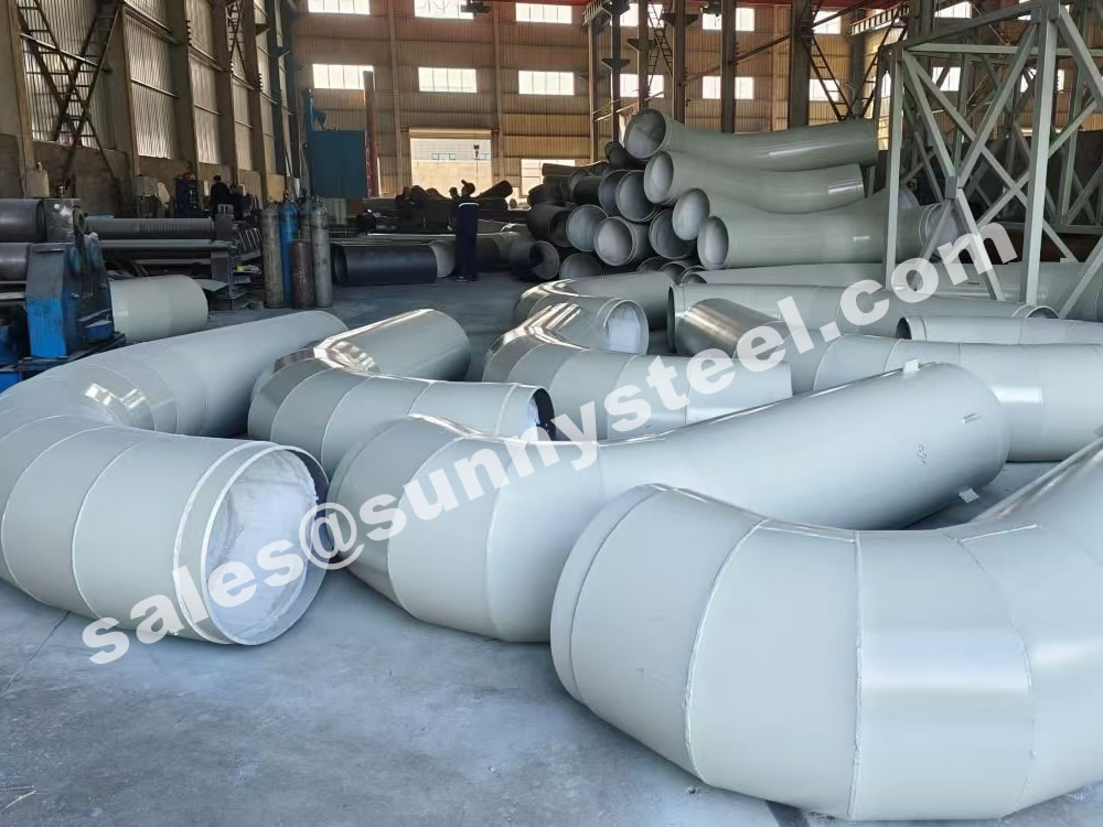 Mining Slurry Conveying Pipe Lined With Alumina Ceramic Tile Liner