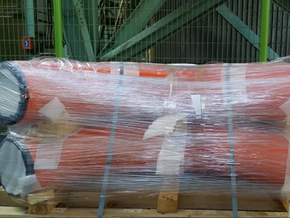 Packaging and delivery of Ceramic sleeve lined pipe