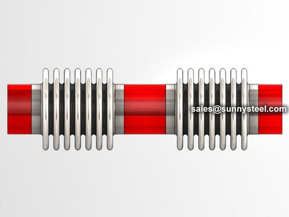 Universal expansion joint with pipe ends